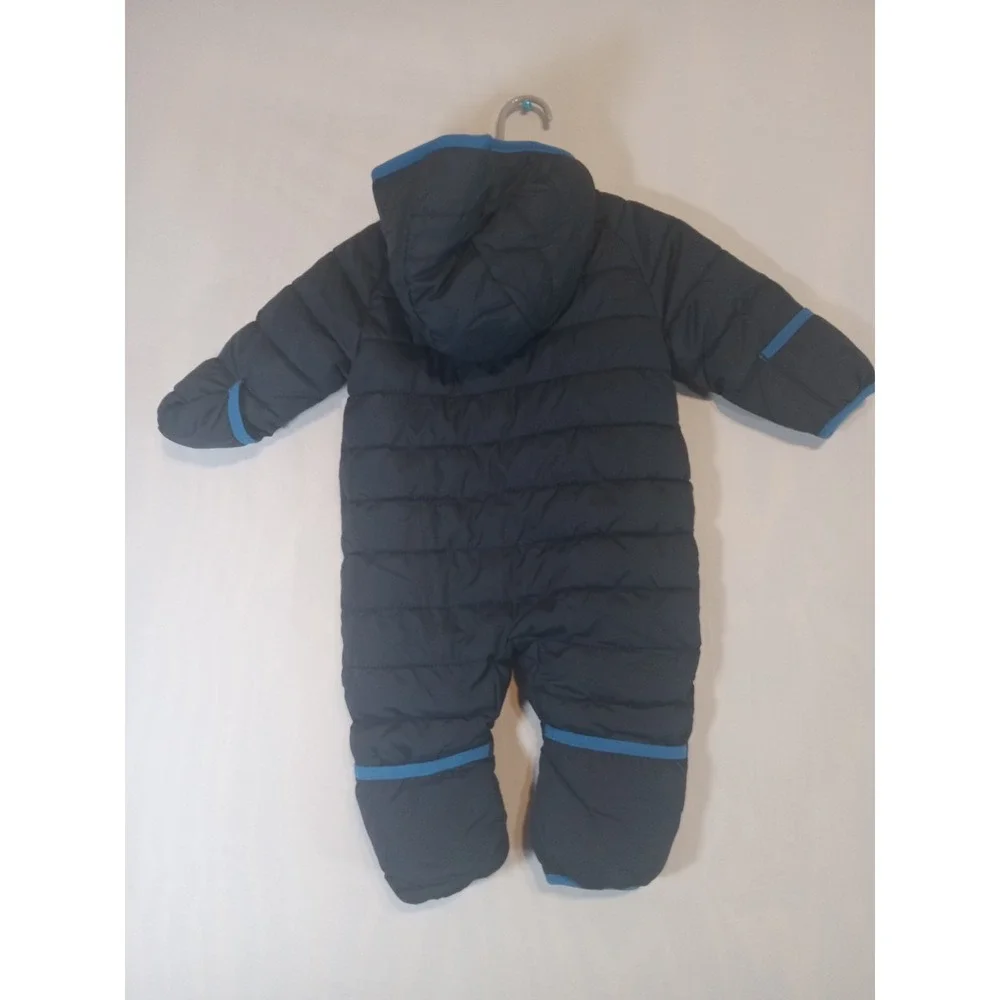 Nike Swoosh Infant Size 6-9‎ Months Navy Blue Quilted Puffer Snow Suit
